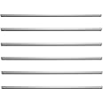 ADVANTUS Grip-A-Strip Display Rail, Regular Size, 4 Feet Long, Satin Finish Aluminum (2010) - Sold As 6 Pack, 6 Count Total