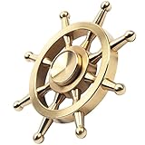AMOSTTING Hand Spinner Metal Stress Reducer Fidget Toy,Rudder Series Fidget Spinner Perfect for EDC Desk Focus,Autism,Anxiety,ADHD,Boredom