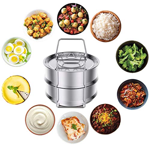 image for Wildone Stackable Steamer Insert Pans with Sling Handle - Premium Stai
