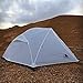 2 Person Backpacking Tent with Footprint - Lightweight Zion Two Man 3 Season, Waterproof, Ultra Compact 2p Freestanding Backpack Tents for Camping and Hiking by Hyke & Byke (White)