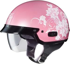 Download Amazon.com: HJC IS2 Blossom - Ladies' Half Shell Open Face ...