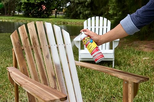 FLEX SEAL Recubrimiento Sellador de Caucho en Aerosol Impermeable Pintable Sella Fugas Agua/Aire/Humedad Parcha Agujeros Techos Canaletas Grietas DIY Pro Auto Interior/Exterior, Blanco, 14 oz (396 g)
