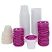 Simple Cups Disposable 50 Cups, Lids, and Filters, Compatible with Keurig Brewers, Reusable KCUPs & Coffee Pods, Use Your Own Coffee, Works w All Brands, Perfect for the home & traveling, Gift