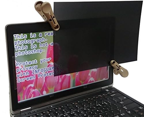 14.0inch INFOGUARD Privacy Filter, Screen Protector For Widescreen Laptop, Notebook (16:9 Aspect Ratio) - Fits most PC brands HP/ThinkPad/Dell and more) - PLEASE MEASURE CAREFULLY!