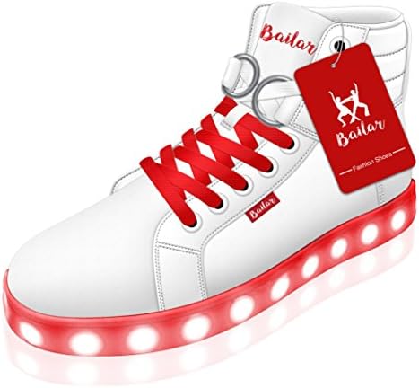 Bailar LED Shoes (12 B(M) US, White)