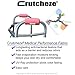 Crutcheze Bubblegum Pink Walker Padded Hand Grip Covers Made in USA Moisture Wicking, Antibacterial, Comfort, Fashion, Washable, Orthopedic Products Accessories