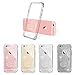 iPhone 6 Case, iPhone 6 Slim Case, MOSNOVO White Floral Henna Paisley Flower Clear Design Transparent Plastic Hard with Soft TPU Bumper Protective Back Case Cover for Apple iPhone 6/6s (4.7 Inch)