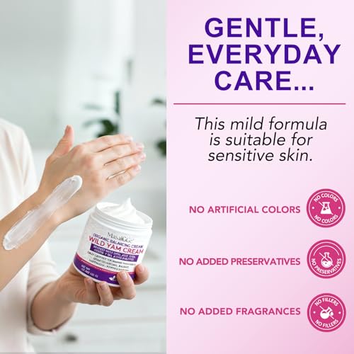 Wild Yam Cream 120g with Dong Quai for Women, Hormonal Balance Cream, Support for Menopause and Perimenopause, Hydration Against Hot Flashes and Night Sweats, Natural Wild Yam, Nourish