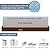 Comfort & Relax 2 Inch Gel-Infused Memory Foam Mattress Topper, Plush Cover, AirCell-Tech, Twin XL