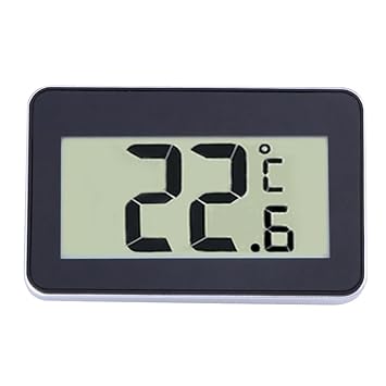 Baoblaze Kuhlschrank Thermometer Digitale Wasserdichte Kuhlschrank Mit Gefrierfach Thermometer Mit Gut Lesbarem Lcd Anzeige Lesen Fur Lnnen Aussen Home Restaurants Bars Cafes Schwarz 6 7x2 5x4 3cm Amazon De Garten