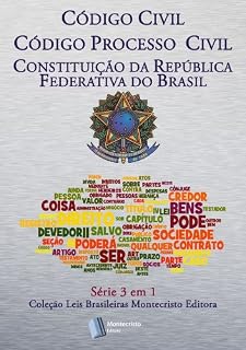 Livro Código Civil Brasileiro, Código de Processo Civil, Constituição da República: Série 3 em 1 Montecristo Editora