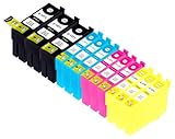 Blake Printing Supply Remanufactured Ink Cartridges Replacement for Epson 127 (3x Black, 3x Cyan, 3x Magenta, 3x Yellow, 12-Pack)