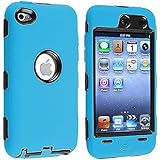 Deluxe Blue 3 Part Hard Skin Case Cover Compatible with Ipd Gen4 Touch