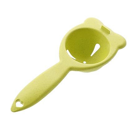 Egg Separator Egg White Yolk Strainers Kitchen Gadget (Green)