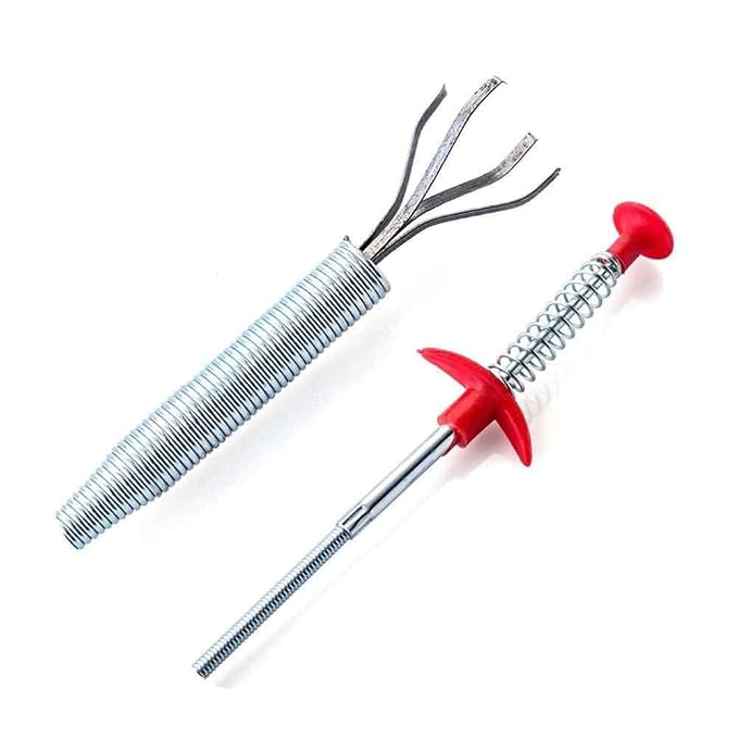 M.TEX Water Pipe & Sink Cleaner Block Drainage Cleaning Tools Stainless