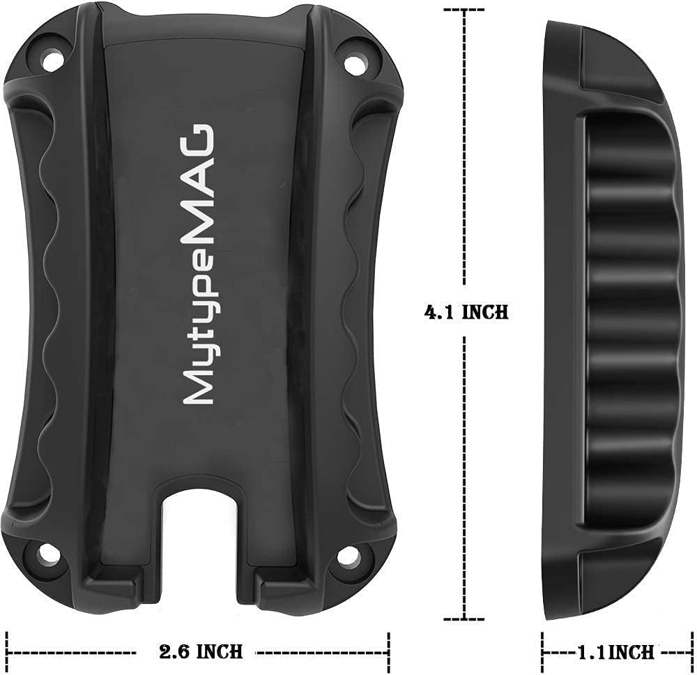 MytypeMAG No Drilling Gun Magnet Mount, 15 lbs Rating, Quickdraw Gun Holder for Pistol, Handgun, Gun Accessories for Vehicle and Home, Precision Assemble with Special Adhesive Sticker : Sports & Outdoors