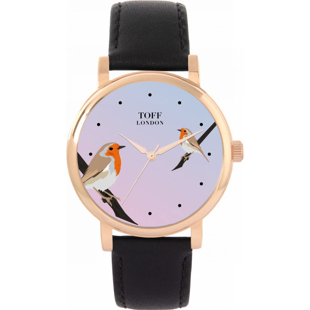 Toff London Ladies Robins Bird Watch