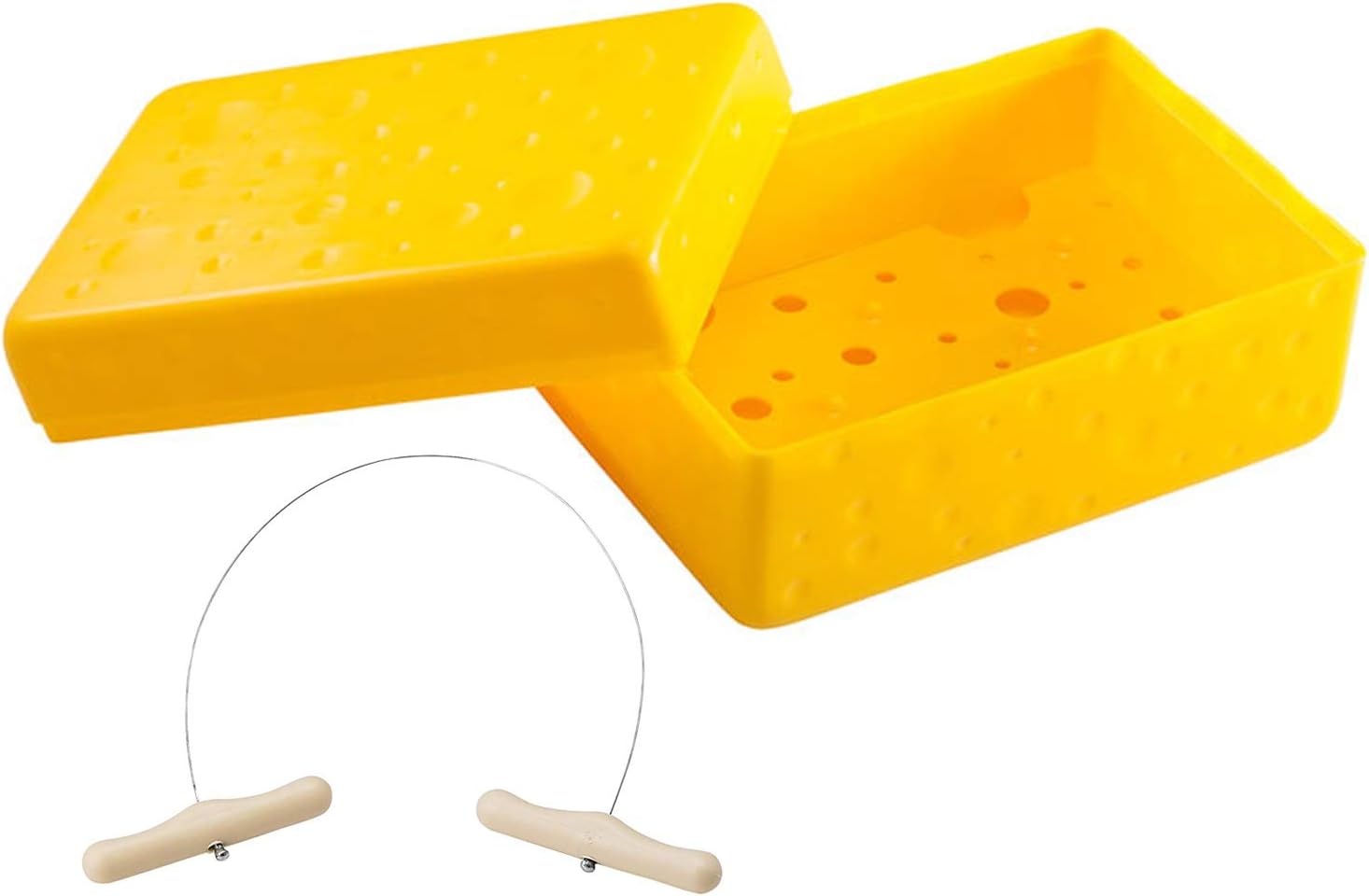 Hutzler Cheese Saver and Uncle Paolo's Cheese Wire Combo - Gift Set for Cheese Lovers