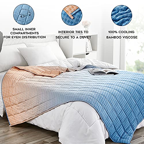 YnM Bamboo Weighted Blanket — 100 Cooling Bamboo Viscose OekoTex