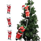 Orgrimmar 3 Santa Claus Climbing on Rope Ladder