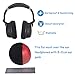 Bingle Super Stretch Headphone Covers Sweat Absorption and Washable Germproof Deodorizing Ear Cover for Most 8~11cm Around Ear Headphones (Large-Black)