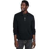 Banana Republic Men's Luxury-Touch Long-Sleeve Zip Polo