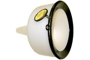 WirthCo Funnel King 144 oz. Extra Heavy Duty Polyethylene Funnel - Chemical Resistant, Anti-Splash, with Removable Filter (90190)