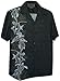 Pacific Legend Oceanarium Panel Tropical Men's Shirt Charcoal XL 444-3828