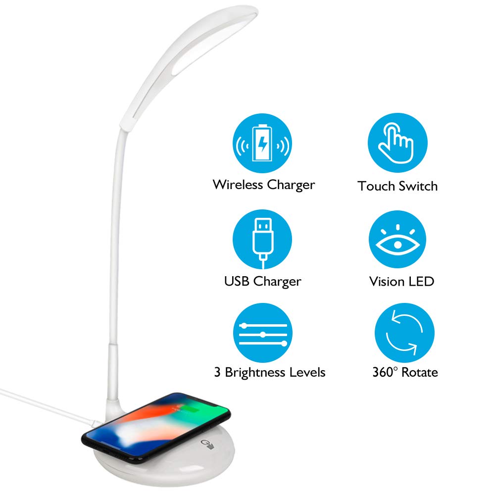 Best Qi Charger Desk Lamp