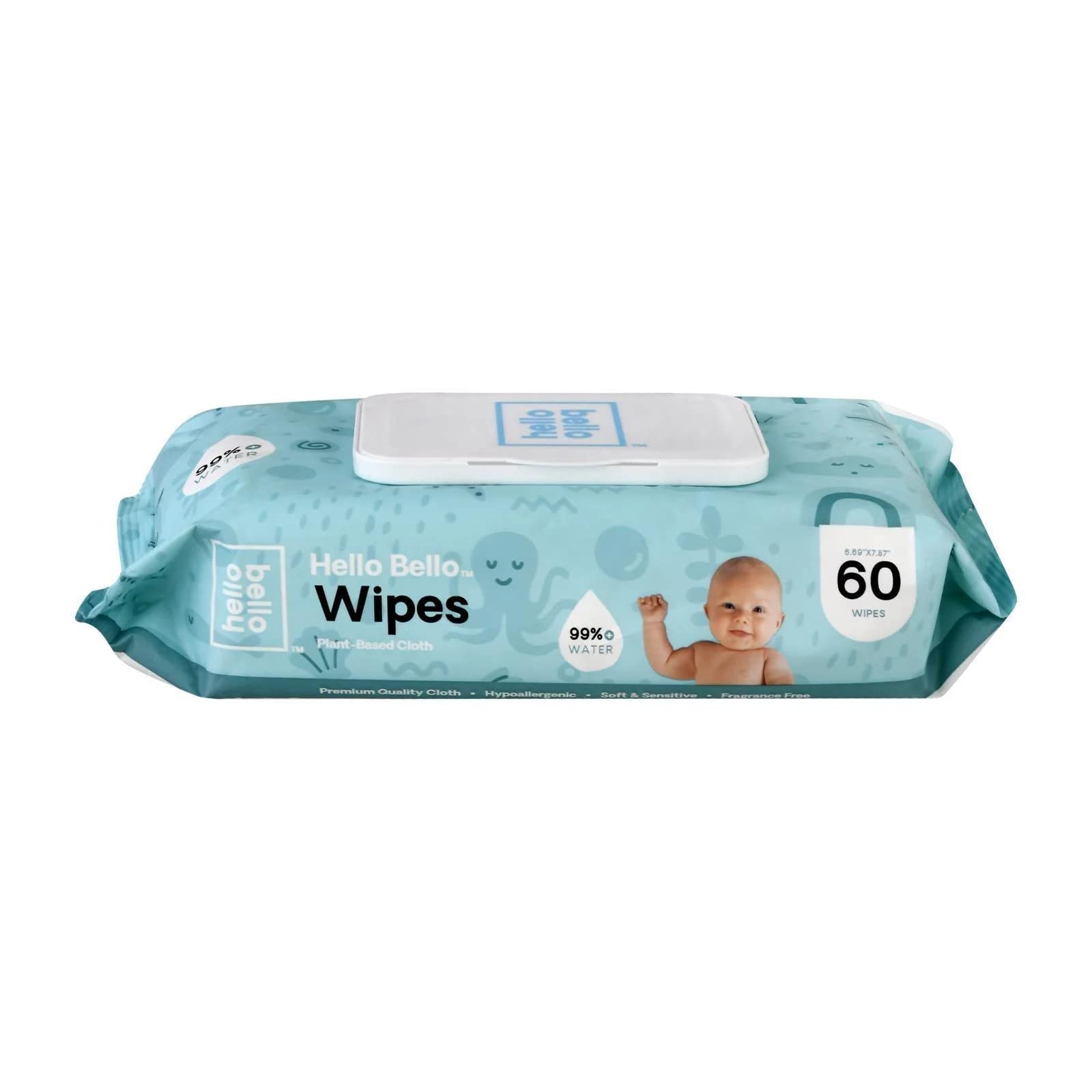 Photo 1 of Hello Bello Baby Wipes 60 ct