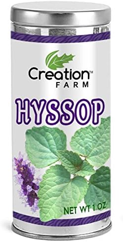 HYSSOP HERBAL TEA 1 OZ Convenient storage Tin to preserve freshness | Herb Tea | Flavorful yet mild