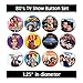 80's TV Buttons Pins (set #4)