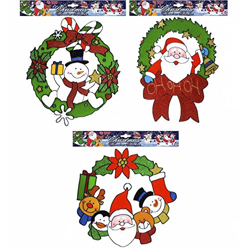 WIDMANN 1222qa ? Window Sticker Decoration Sticker Window Panes, Model Snowman