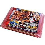 Super Games 196 in 1 for Sega Genesis - Mega Drive 16 Bit Multi Cartridge (Transparent Pink)