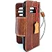 Genuine Vintage Oiled Leather Case for Samsung Galaxy S8 Active Book Wallet Luxury Cover S Handmade Retro Id s 8 Sport Magnetic Closure DavisCase IL