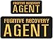 Fugitive Recovery Agent Embroidery Patch 4x10 and 2.5x6
