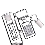 G-laer 45 Degree Clear Double Chambered Glass Holder 14mm Joints