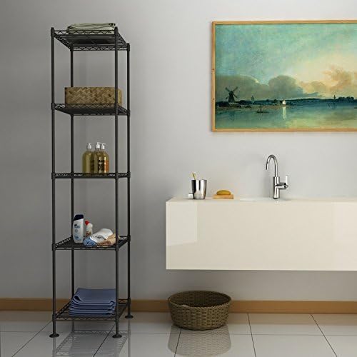 Kaluo 5-tier Wire Shelving Commercial Steel Wire Shelving Rack for Organization