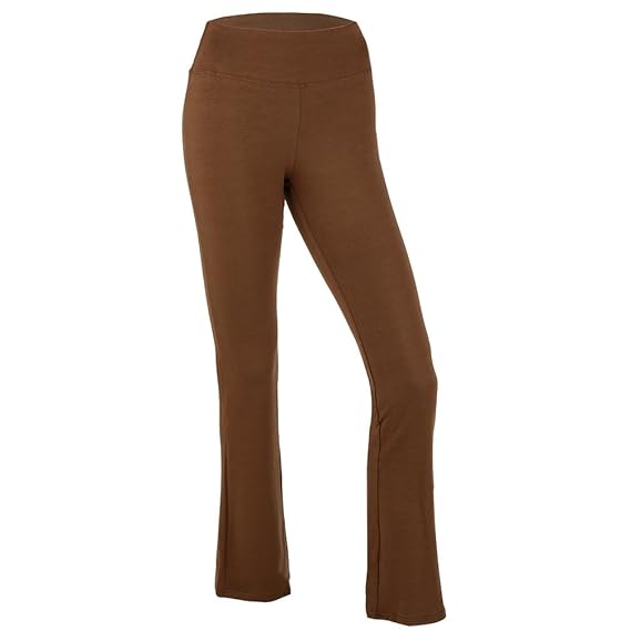 brown yoga pants bootcut