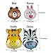 Jungle Safari Zoo Animals Foil Latex Balloons Birthday Party Supplies Decorations Lion Tiger Monkey Zebra Giraffe Cupcake Toppers 42 Pcs