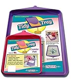 Tidy Crafts Tidy Tray Combo, 6 by 8-Inch and 10 by 14-Inch, 2-Pack