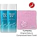 Biore UV Aqua Rich Watery Gel 90ml, 2019 Renewed Sunscreen, SPF50+ PA++++, Set of 2 with YUMERIA Original Sakura Compressed Hand Towel