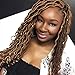 3 Packs Faux Locs Crochet Hair 20 Inch Wavy Curly Goddess Locs Crochet Hair Braiding Hair with Curly Ends Pre Looped Goddess Faux Locs crochet hair for Black Women Soft Locs Hair Extension(27#)