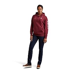 Ariat Female Ariat Logo Hoodie Zinfandel XX-Large