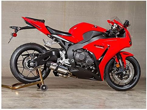 M4 Performance Exhaust Street Slayer slip-on with Polished Canister compatible with 2008-2016 Honda CBR1000RR HO8832