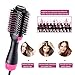 Hot Air Brush, One Step Hair Dryer Styler Volumizer Multi-functional 3-in-1 Salon Negative Ion Hair Straightener & Curly Hair Comb with Anti-Scald Feature