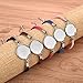 Suede Leather Bracelet with Blank Cabochons Bezel Tray for Handmade Crafts Adjustable Flat Rope Wristband Fit 0.78'' 20Pcs