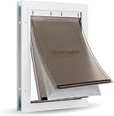 PetSafe Extreme Weather Aluminium Pet Door Large Insulated 3-Flap System