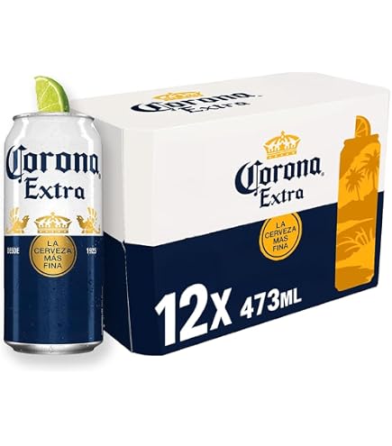 Cerveja Corona Extra Lata 350ml - Pack com 8 unidades | Amazon.com.br