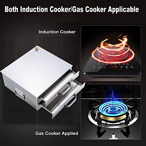 Rice Noodle Roll Steamer with Extra Tray, 304 Food Grade Stainless